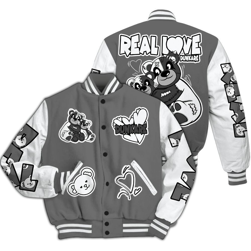 Varsity Jacket To Match Retro Stealth 12s - Sincere Fondness Bear All Over Print