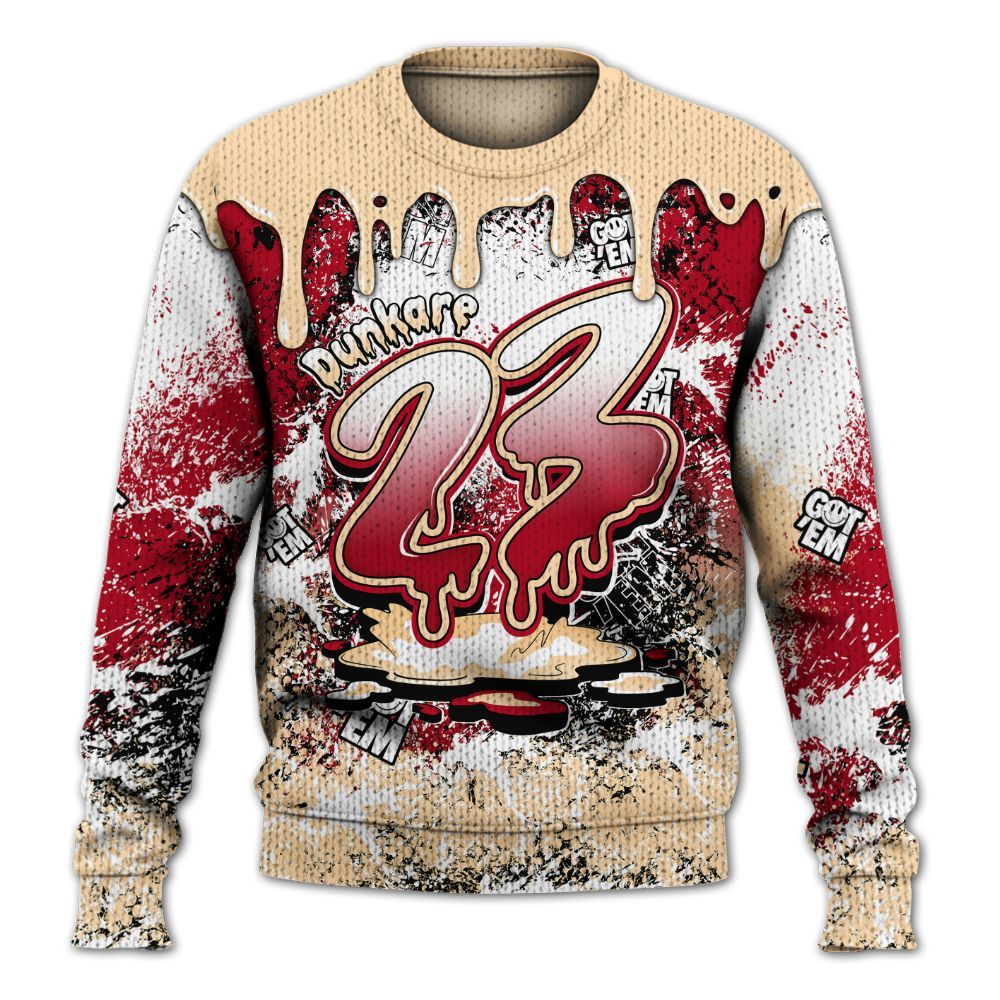 Sweater To Match Retro Pizza GS 4s - Dripping 23 Drip Graphic