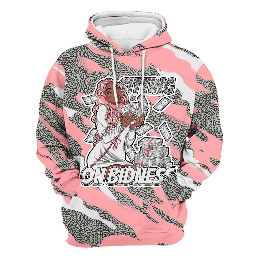 Hoodie To Match Retro Wings 3s - Bidness Colored All Over Print