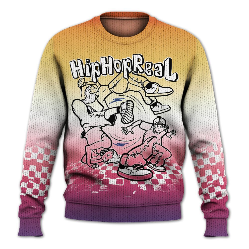 Knitted Sweater To Match Air Griffey Max Los Angeles 1s - Feel Life Street Style