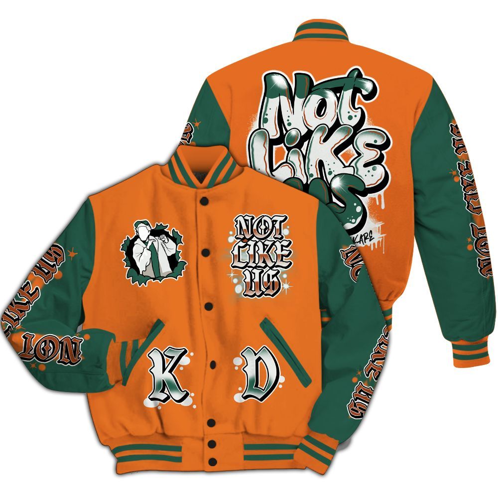 Varsity Jacket To Match Dunk Low Ceramic - None Like Us Graphic All Over Print