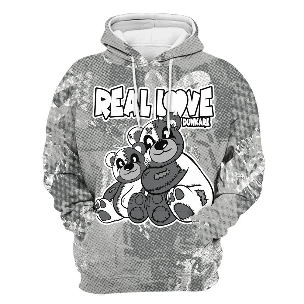 Hoodie To Match Retro Wet Cement 4s - Sincere Fondness Bear All Over Print