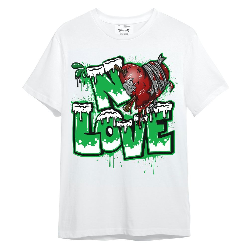 Shirt To Match Lucky Green 5s - Drip No Love Streetwear Unisex Shirt