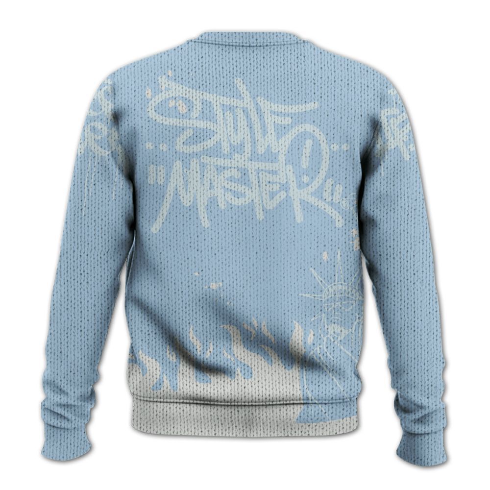 Knitted Sweater To Match Forget Me Not 4s - Graphic Fck Around Find Out