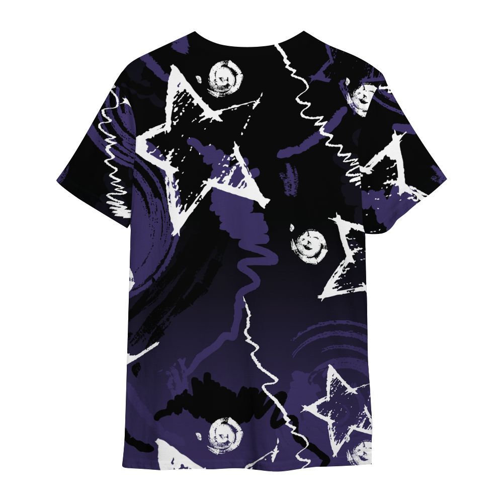 Shirt To Match Retro Court Purple 13s - Grind Shine Later Drip All Over Print