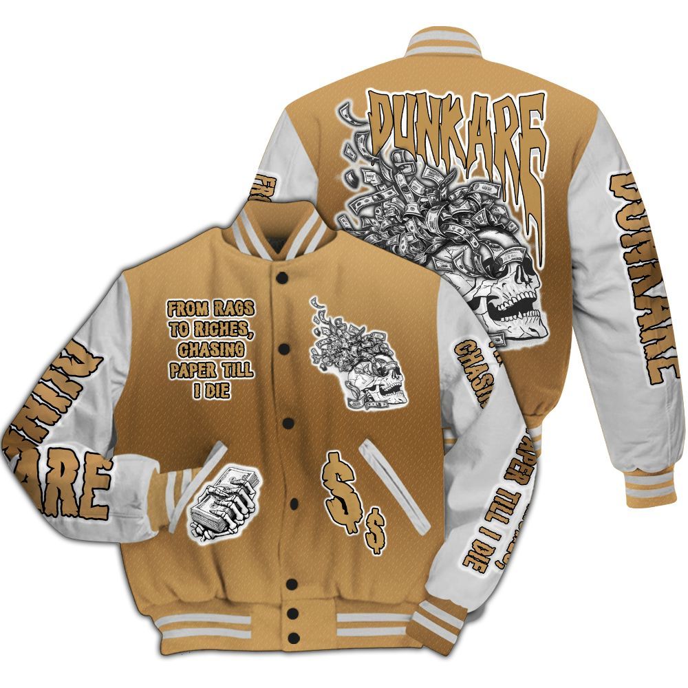 Varsity Jacket To Match Air Max DN Golden Bullet - From Rags To Riches All Over Print
