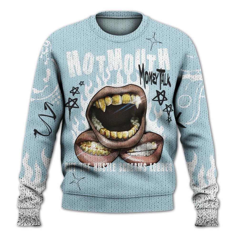 Knitted Sweater To Match Low Year Of The Snake 11s - Mouth Burning Street Style