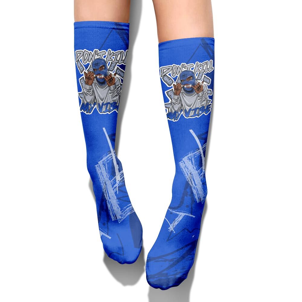 Sock To Match Air Foamposite One Royal - Vibe.Unique Messyz