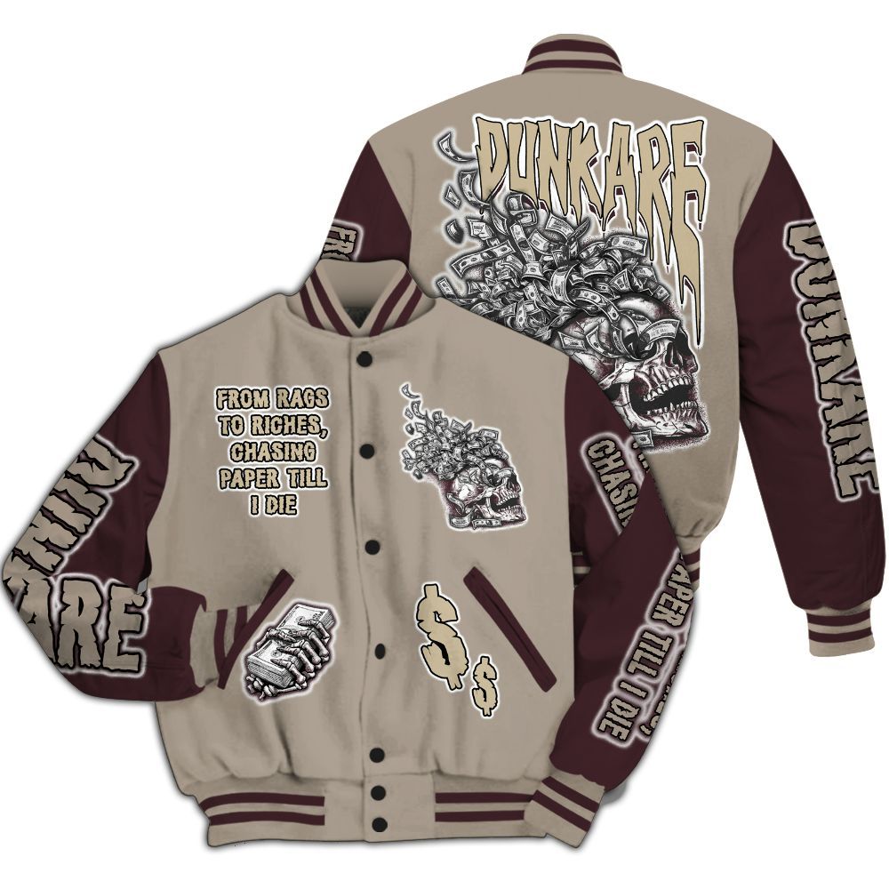 Varsity Jacket To Match AMM Retro Phantom 4s - From Rags To Riches All Over Print