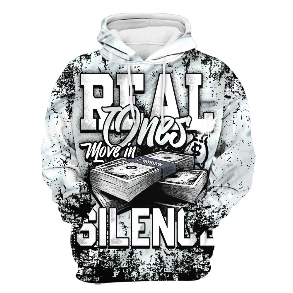 Hoodie To Match Air Foamposite Jin Kazama - Move In Silence Money Street Retro All Over Print