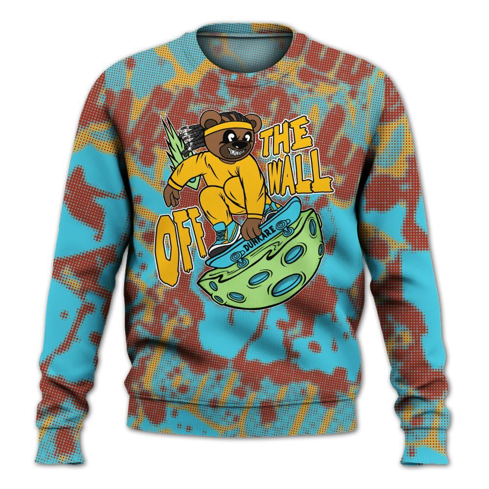 Sweatshirt To Match SB Dunk Di'Orr Greenwood - Quirky Bear Street All Over Print