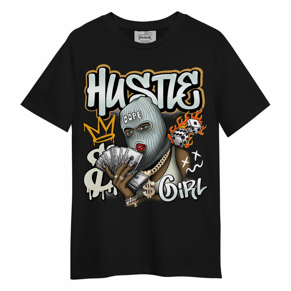 Shirt To Match Pure Platinum 4s - Money Hustles Girl Streetwear Unisex Shirt