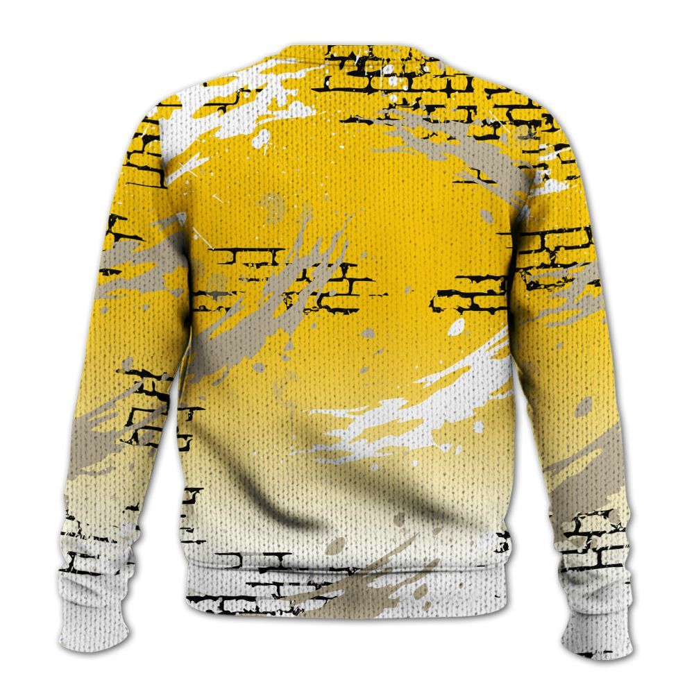 Knitted Sweater To Match Vivid Sulfur 4s - Values Of Loyalty Drip