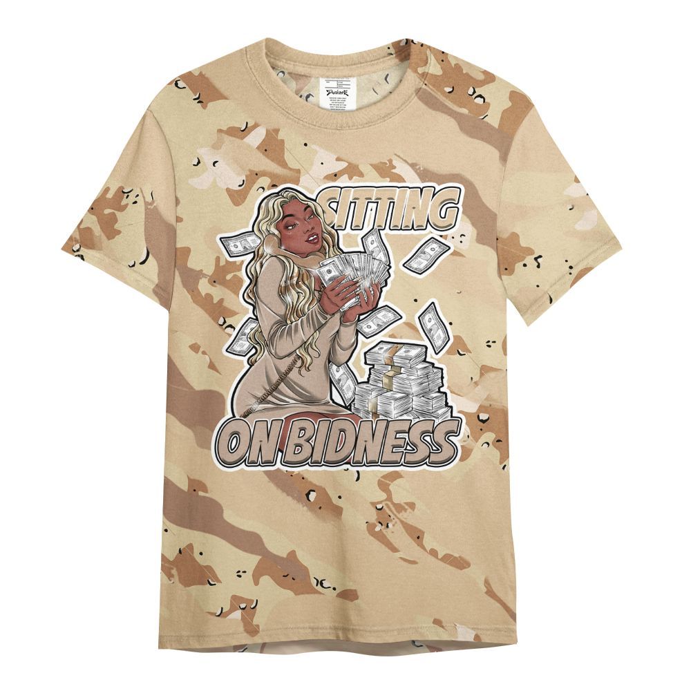Shirt To Match Desert Camo 3s - Bidness Colored All Over Print