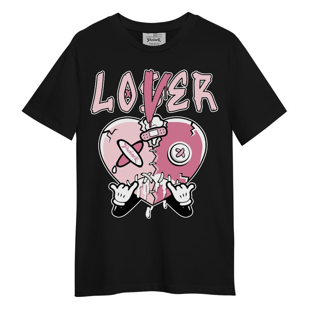 Shirt To Match GS Pearl Pink 12s - Loser Lover Drip Heart Graphic