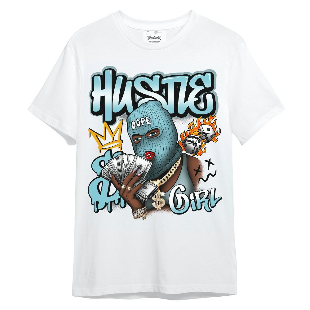 Shirt To Match Low Legend Blue 11s - Money Hustles Girl Streetwear Unisex Shirt
