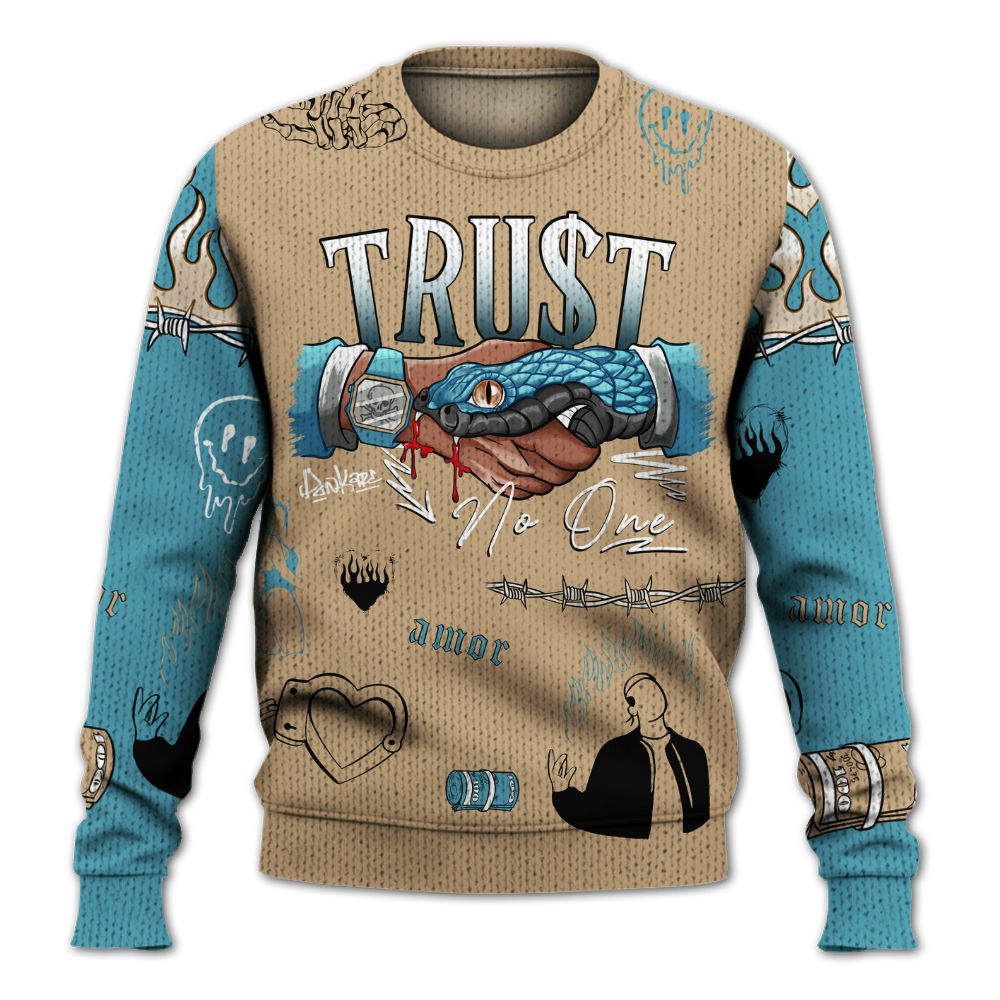 Sweater To Match H-Town 11s - Snake Trust No One Graphic