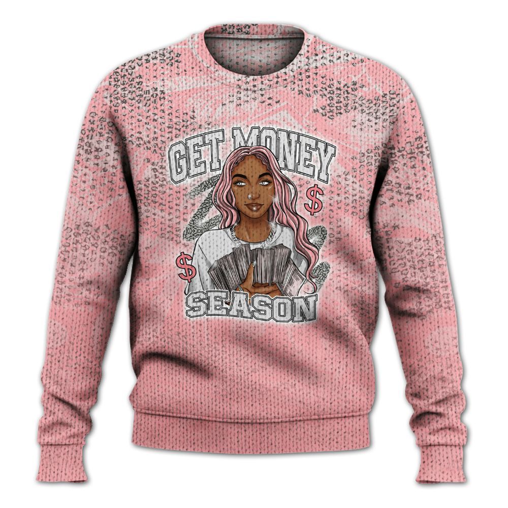 Knitted Sweater To Match Retro Wings 3s - Get Moneys Season Banknote