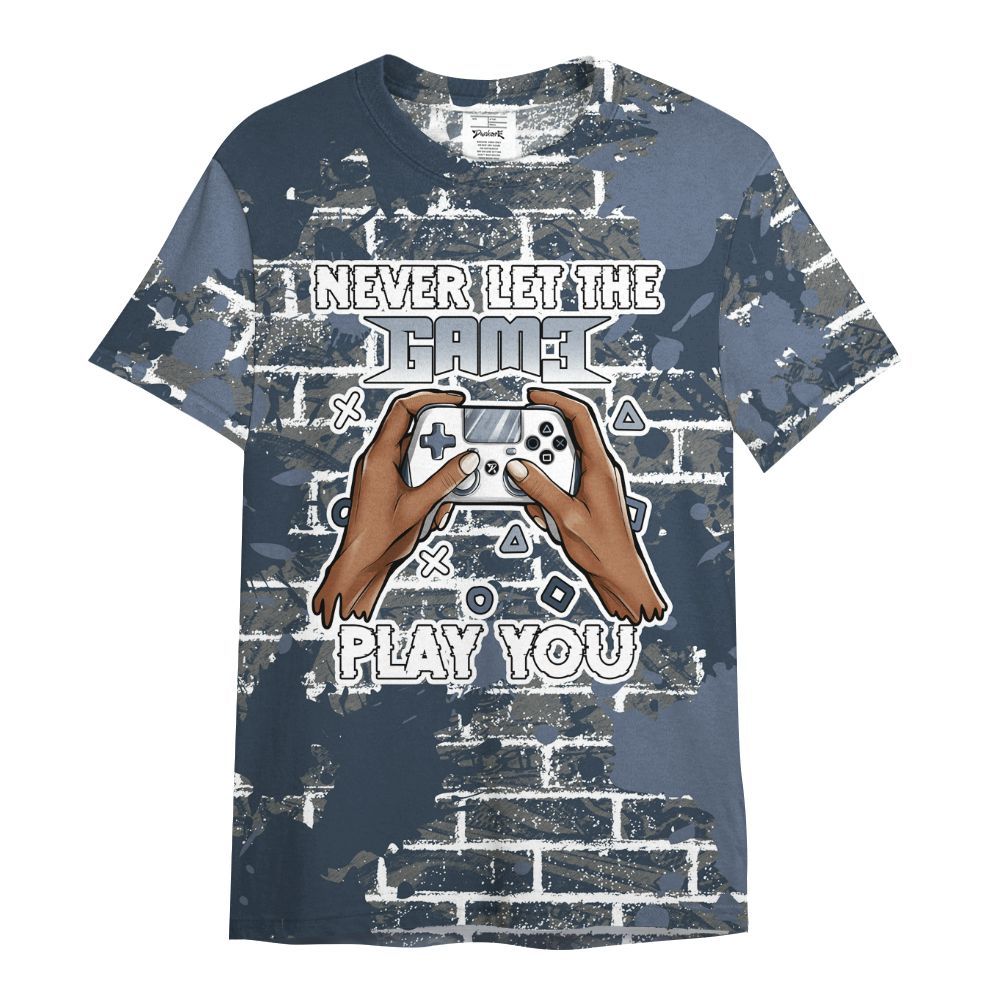Shirt To Match Low Diffused Blue 11s - PlayGame Human Brick All Over Print
