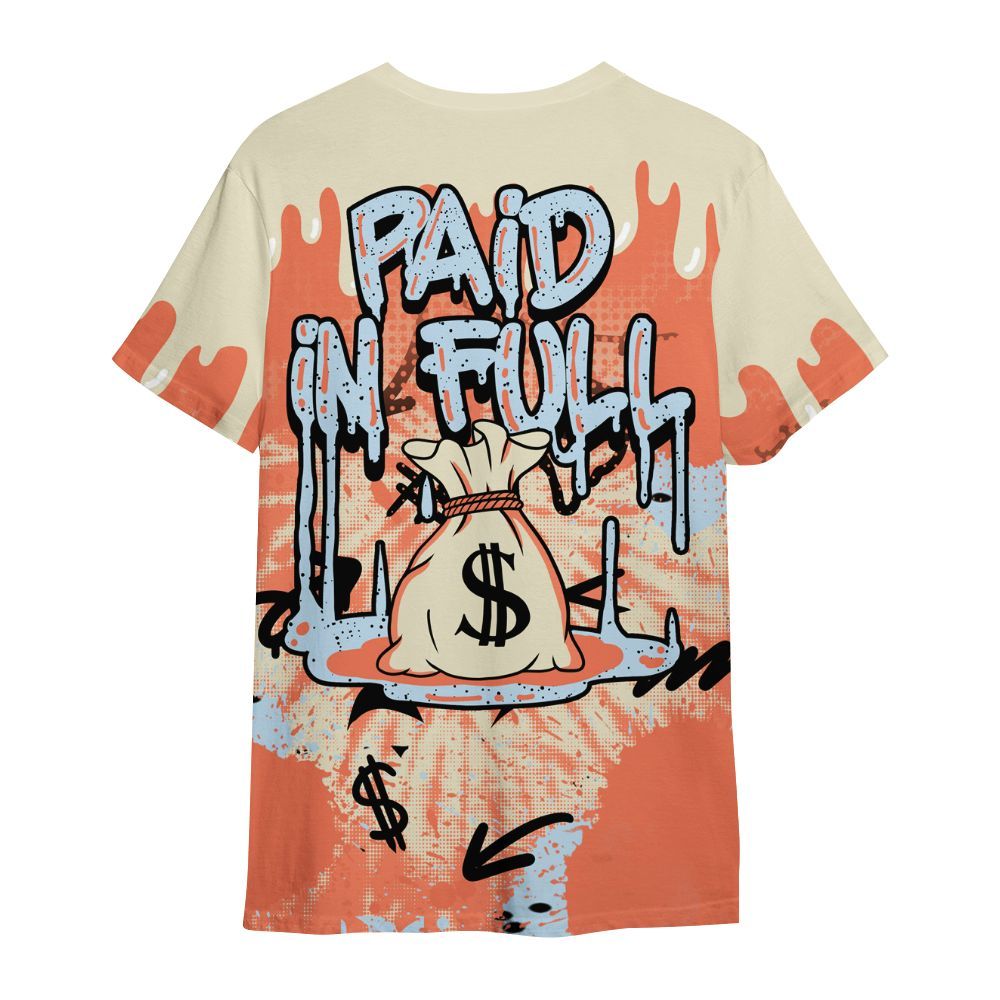 Shirt To Match DJ Khaled Crimson Bliss 5s - Drip Paid In Full Moneys Bear Graphics All Over Print