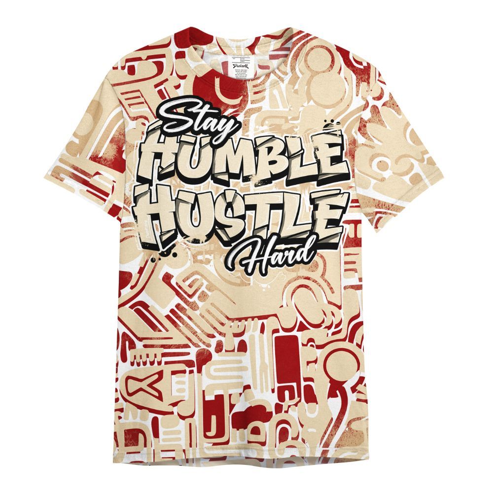 Shirt To Match Dunk Low Strawberry Waffle - Humble Hustle Retro All Over Print