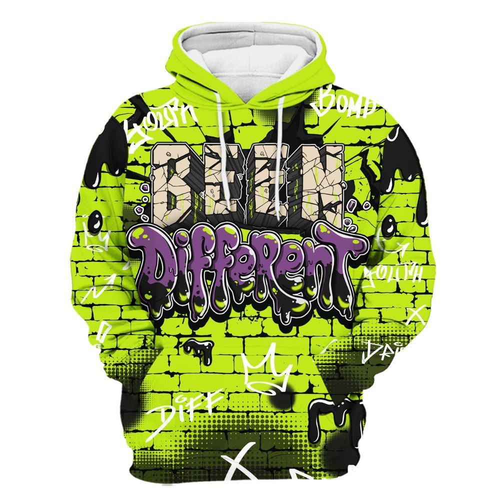 Hoodie To Match GS Black Barely Volt 11s - Been Different All Over Print