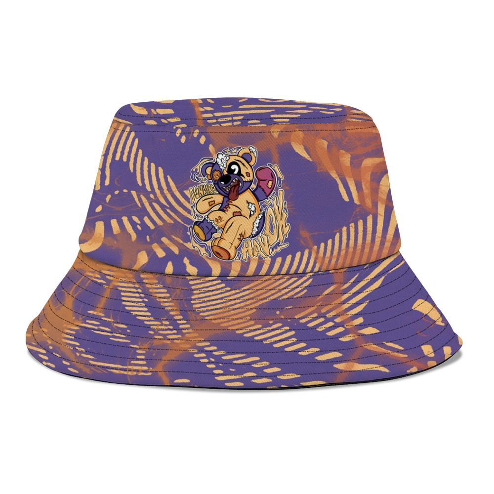 Bucket Hat To Match Book Sunset 1s - Havok Bear Graphic
