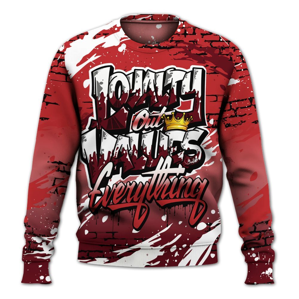 Sweatshirt To Match Kobe 9 Elite Christmas - Values Of Loyalty Drip All Over Print
