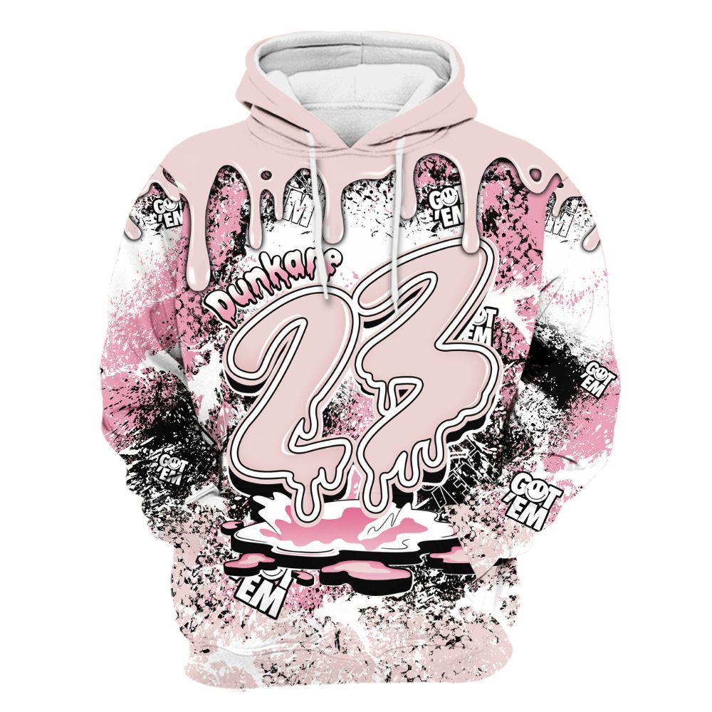 Hoodie To Match Dunk Low KD 17 Aunt Pearl - Dripping 23 Drip All Over Print