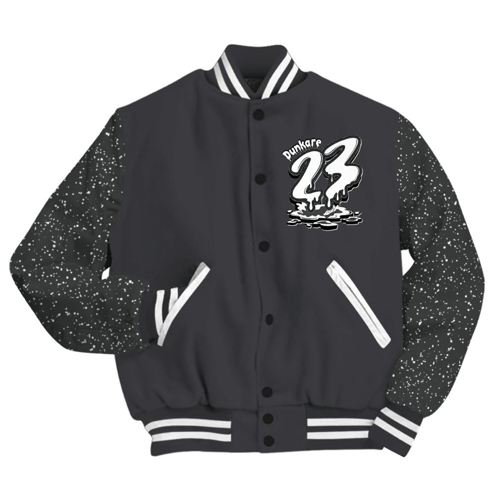 Varsity Jacket To Match Fear 4s - Custom Name 23 Drip All Over Print