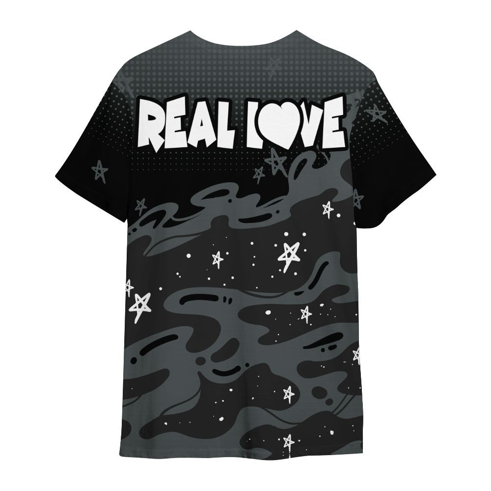 Shirt To Match Black RM Nigel Sylvester 4s - Sincere Fondness Bear Stars All Over Print