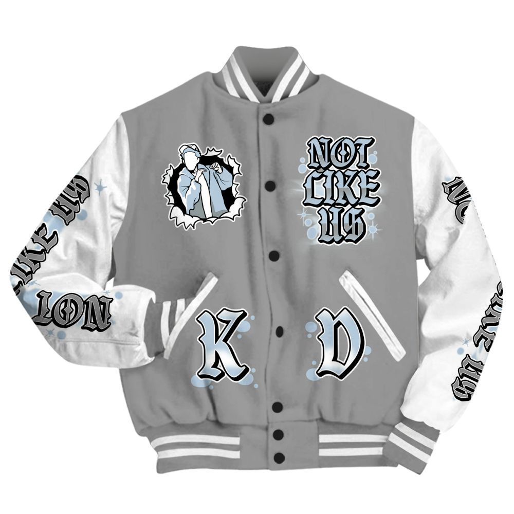 Varsity Jacket To Match Cool Grey 6s - None Like Us Graphic All Over Print