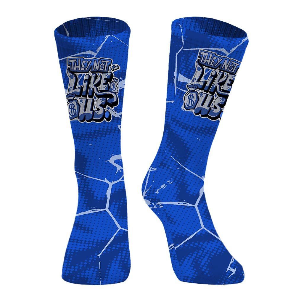 Sock To Match Air Foamposite One Royal - Dislike Us Graphic Crack