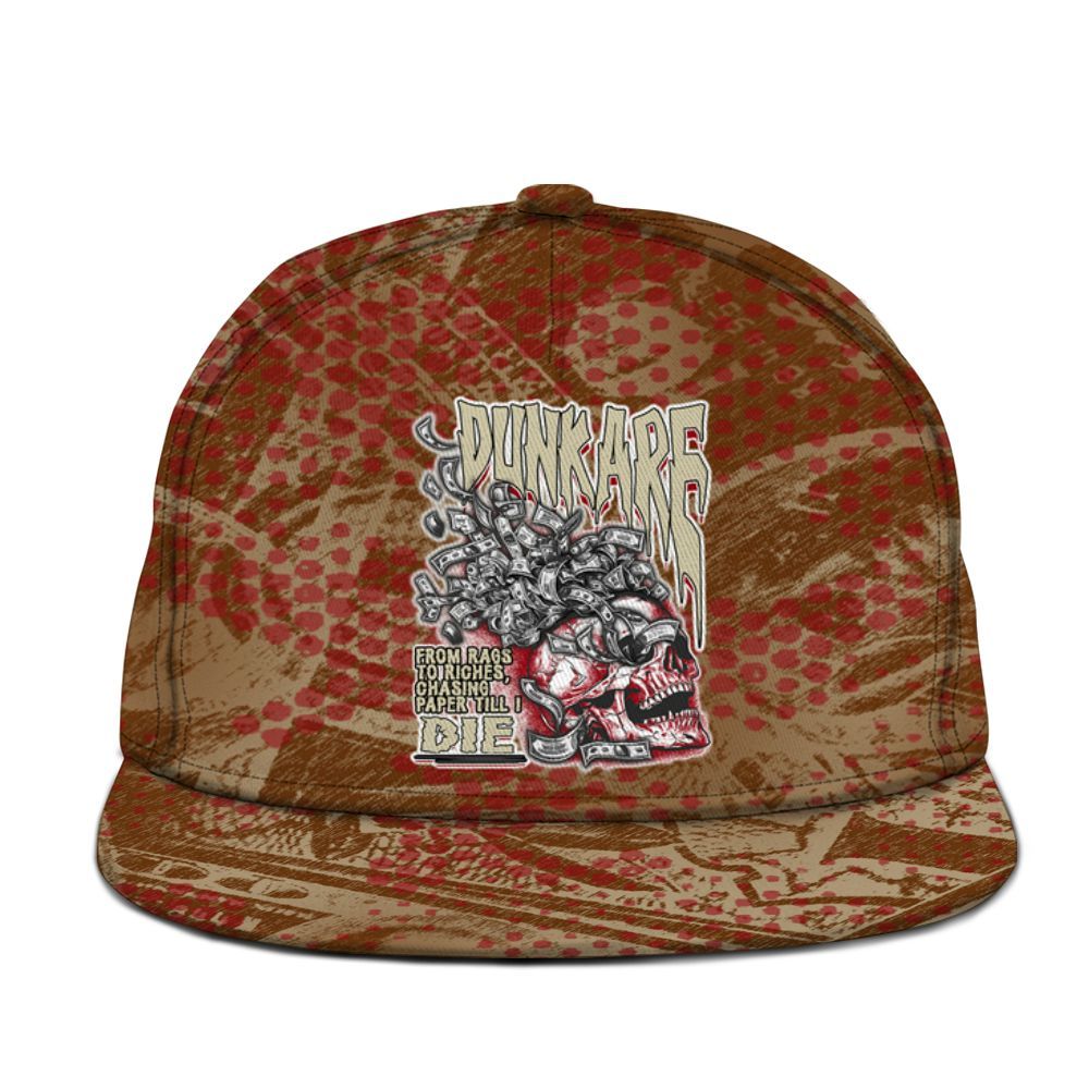 Snapback To Match Archaeo Brown 5s - From Rags To Riches Graphic