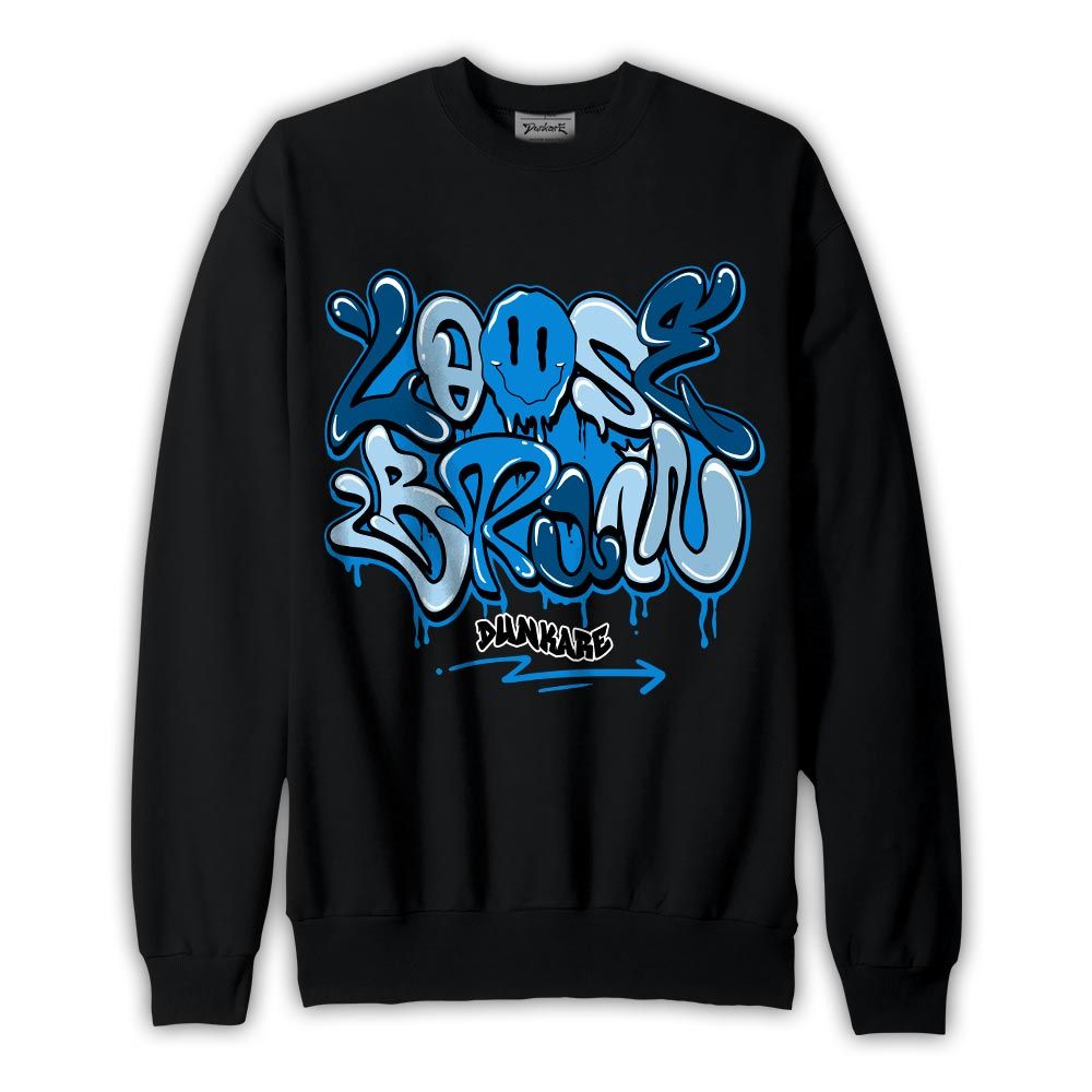 Sweatshirt To match Sweatshirt Loose Brain, Military Blue 4s Sweatshirt, To Match Sneaker Military Blue 4s, T-shirt 1904 NMP