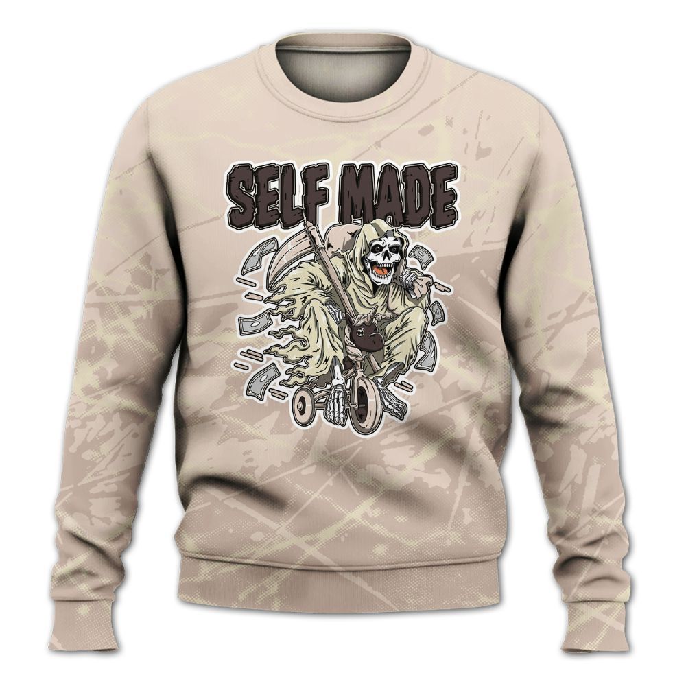 Sweatshirt To Match A Ma Maniere X Fossil Stone 4s - Self Make Skeleton Profound All Over Print