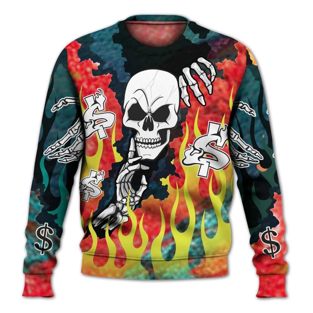 Sweatshirt To Match Kobe 8 What The - Ones Move In Silence Graphic Trapped All Over Print