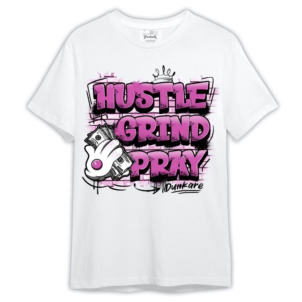 Shirt To Match Hyper Violet 4s - Husltes Grind Pray Shirt Outfit