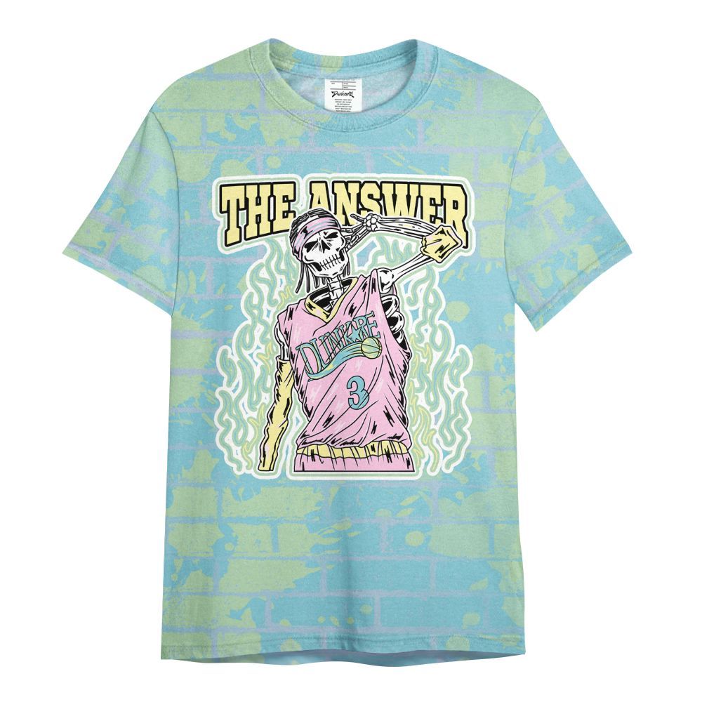 Shirt To Match SB Dunk Low Visty - Allen Answer Skeleton Brick All Over Print