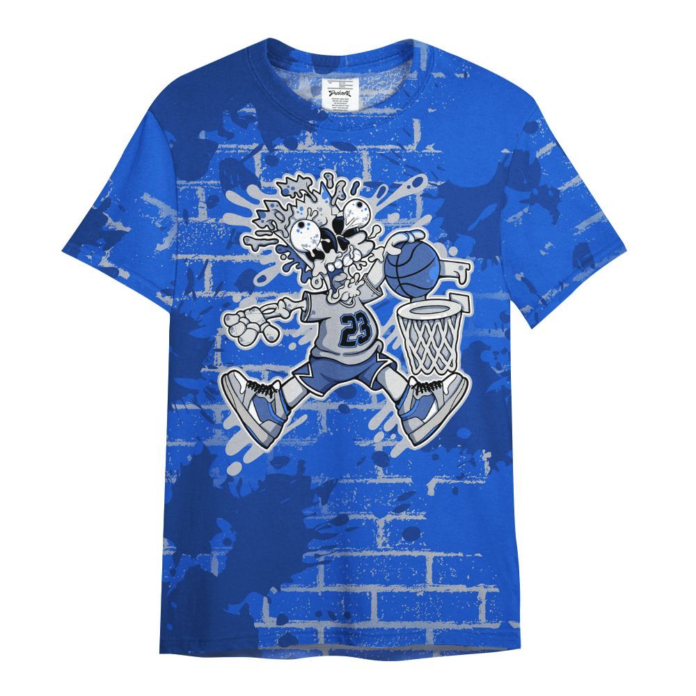 Shirt To Match Air Foamposite One Royal - 85's Dunks Graphic Halloween All Over Print