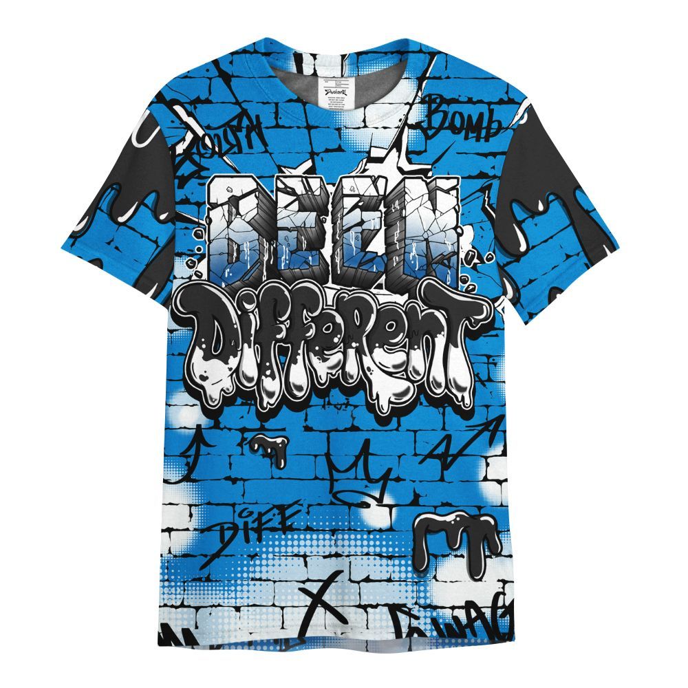 Shirt To Match High OG FragmentxULA White Black 1s - Been Different All Over Print