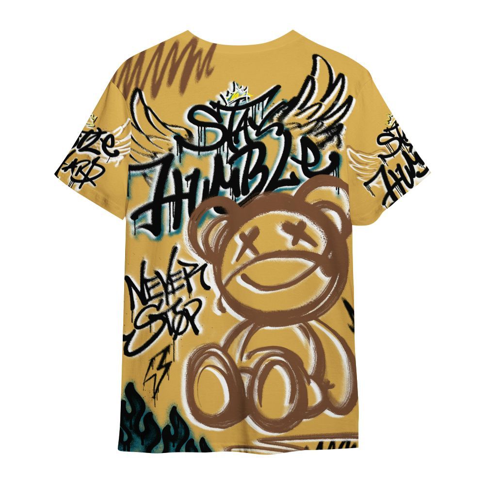 Shirt To Match Retro Cacao Wow 4s - Humble Drip Streetwear Graffity All Over Print