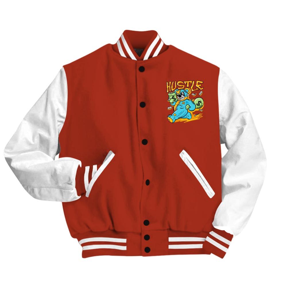 Varsity Jacket To Match SB Dunk Di'Orr Greenwood Vasity Jacket - Hustles Bear Vasity Jacket Unisex