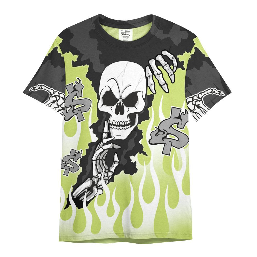 Shirt To Match Light Lemon Twist 4s - Ones Move In Silence Graphic Trapped All Over Print