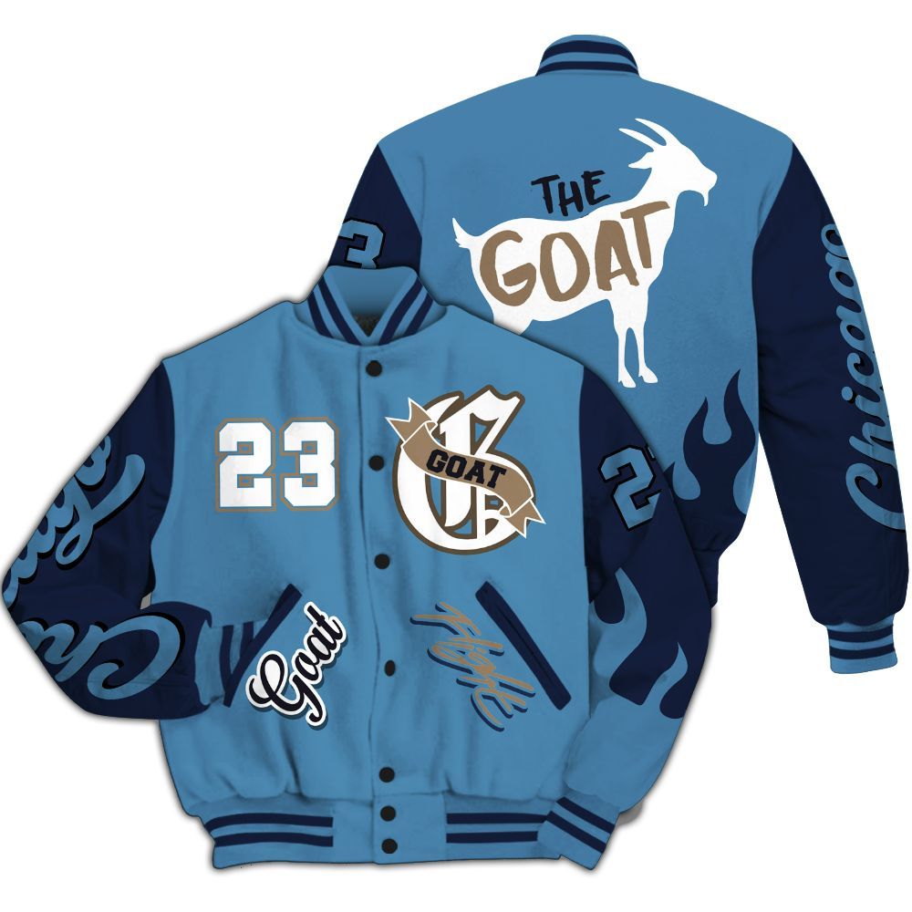 Varsity Jacket To Match Air Force 1 Stash - The G.O.A.T Flight Streetwear All Over Print