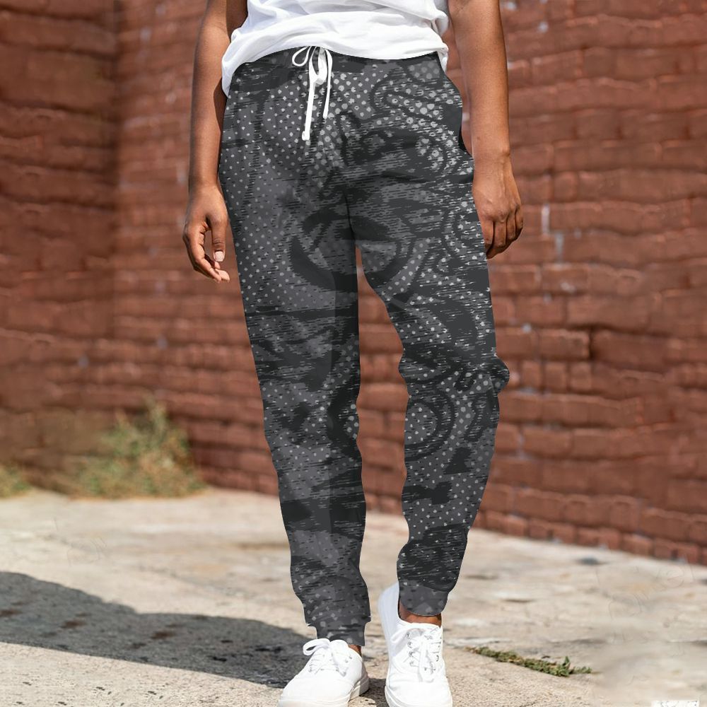 Sweatpant To Match White Thunder 4s - Avant Garde Graphic All Over Print