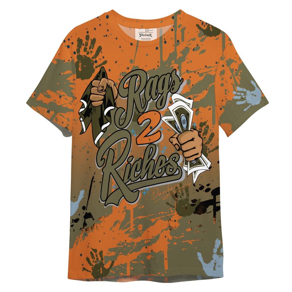 Shirt To Match Shirt Streetwear Rag 2 Riches, Olive 5s T-- To Match Sneaker Olive 5s Graphic Tee NCT