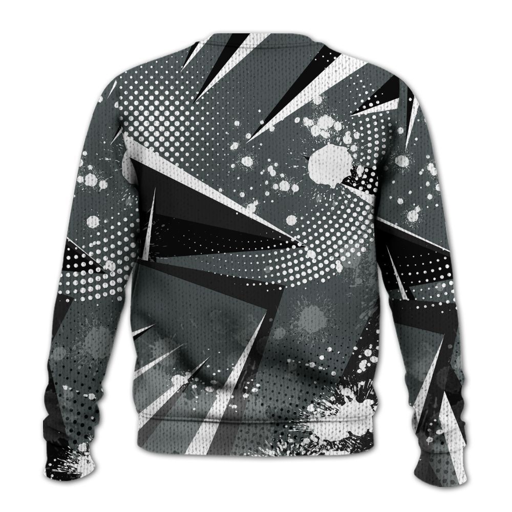 Knitted Sweater To Match Black RM Nigel Sylvester 4s - Poly Trust No One Dripping