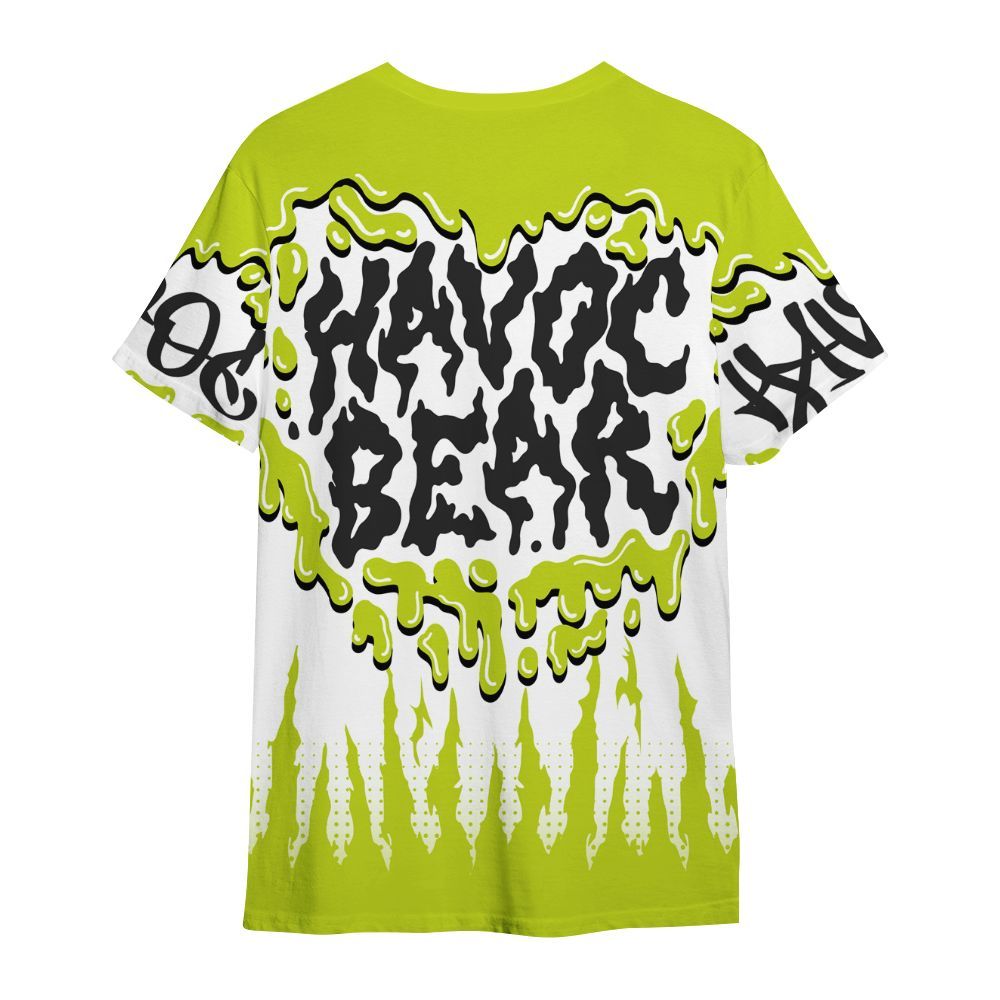 Shirt To Match Bright Cactus 13s - Havok Bear Dripping All Over Print