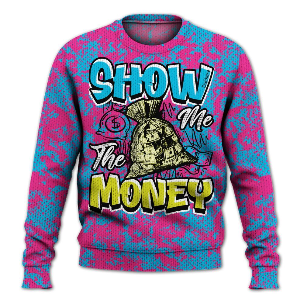 Knitted Sweater To Match Tokyo Nights Stewie 3s - Show Me The Money Retro
